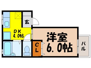 パインウインドⅠの物件間取画像